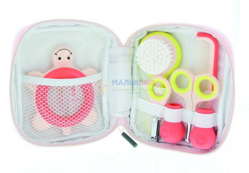 Набор аксессуаров Bebe Confort по уходу за малышом (0+) цвет нежно-розовый/белый 32000249