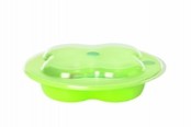 Тарелка Bebe Confort с крышкой в форме лаврового листа цвет зеленый 31000304