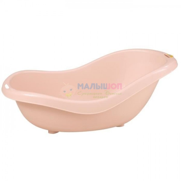 Ванночка для купания Bebe Confort со сливным отверстием цвет розовый