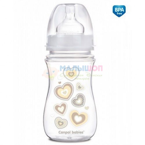 Бутылочка с широким горлышком Canpol Pp Easystart Newborn Baby антиколиковая 250930097
