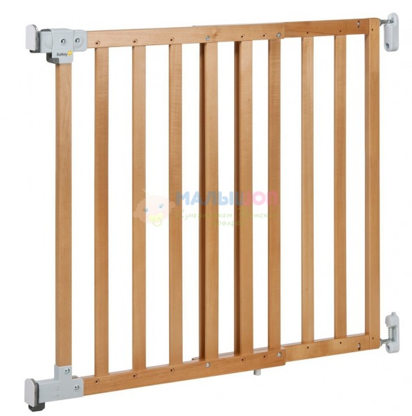 Детские ворота безопасности  Wall Fix Wooden Extending Gate